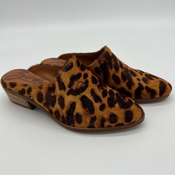 Zodiac Dyed Cow Hide Mules - Picture 1 of 13